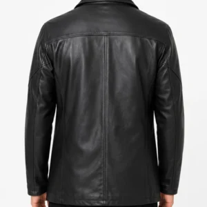 Black Lambskin Coat