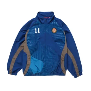 Blue Supreme S Logo Track Jacket