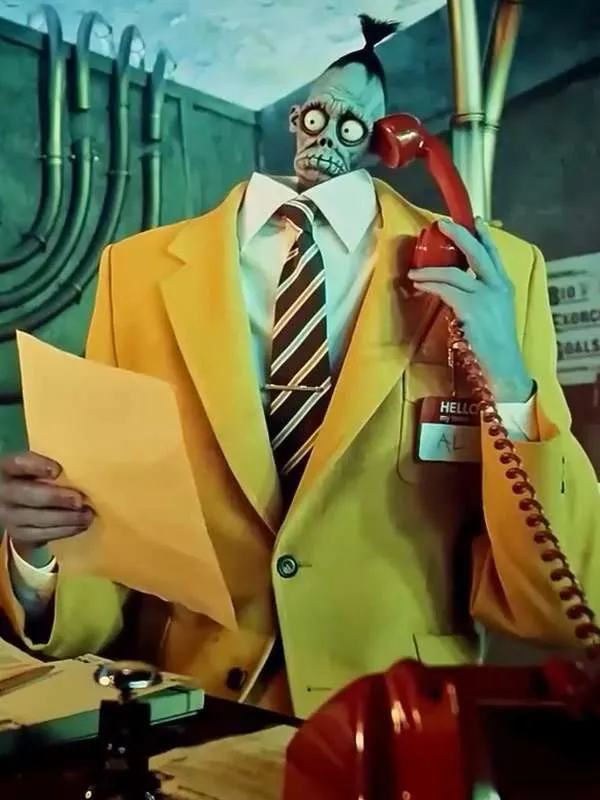 Beetlejuice Beetlejuice Bob the Shrinker Head Yellow Suit Guy - Image 3