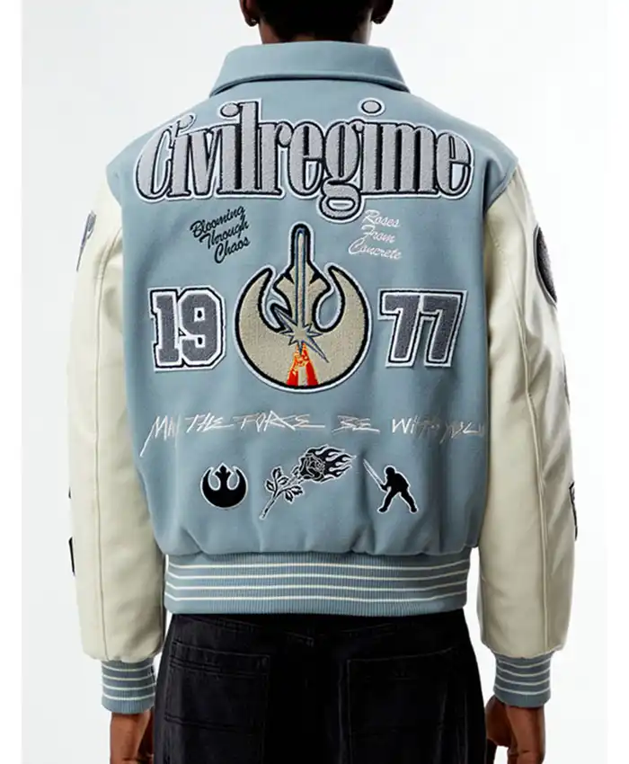 Buy Civil x Star Wars Rebellion Letterman Varsity Jacket