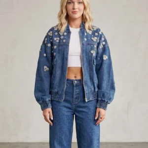 Buy Dallas Cowboys Cheerleaders S03 Savannas Dastrup Denim Jacket