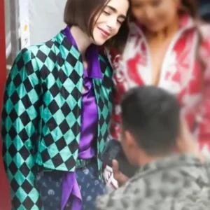 Buy Emily In Paris S06 Lily Collins Cropped Jacket