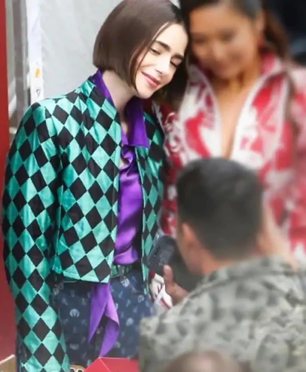 Buy Emily In Paris S06 Lily Collins Cropped Jacket