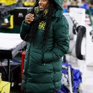 Buy Green Bay Packers Simone Biles Coat