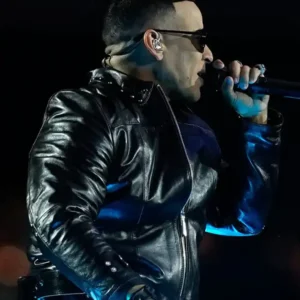 Buy Halftime Show Daddy Yankee Leather Jacket