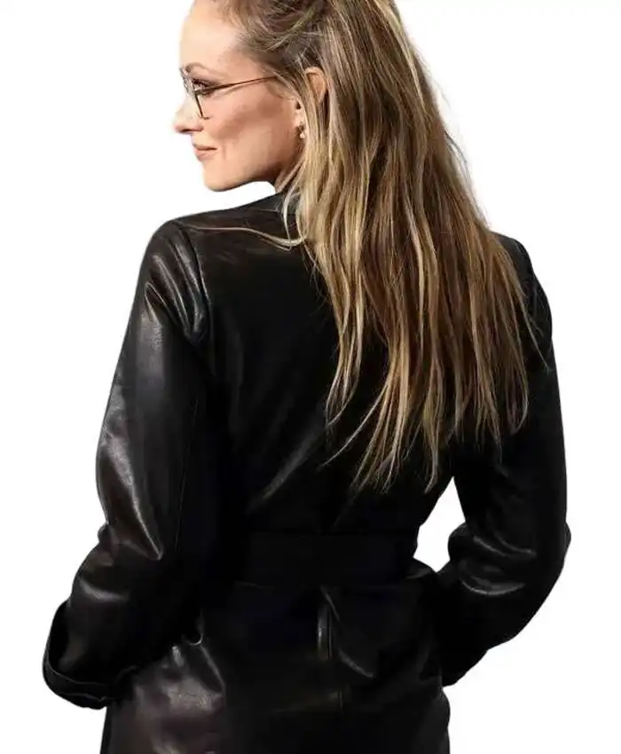 Buy I Want Your Sex Olivia Wilde Leather Trench Coat