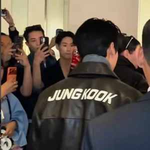 Buy Jungkook Black Leather Jacket