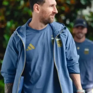 Buy Lionel Messi Argentina Team Training Blue Jacket