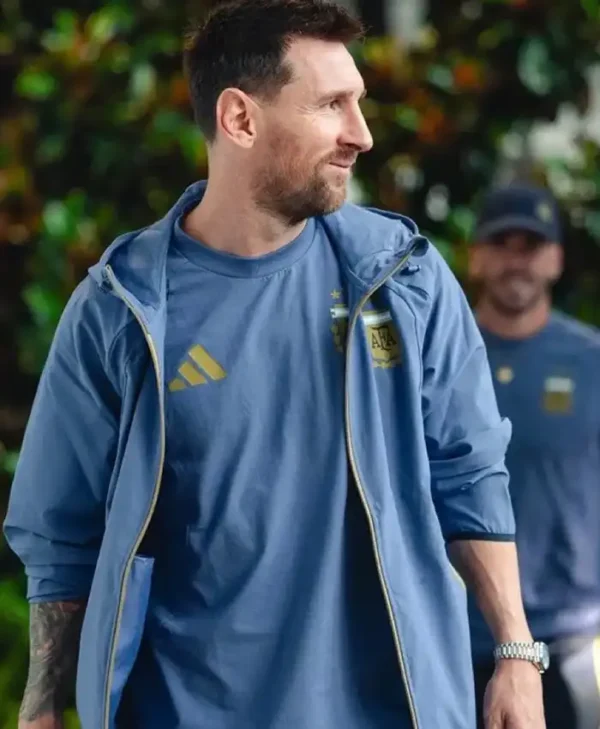 Buy Lionel Messi Argentina Team Training Blue Jacket