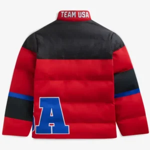 Buy Off Season Team USA Red Puffer Jacket