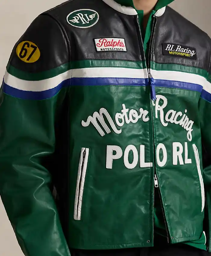 Buy Ralph Lauren Green Cafe Racer Jacket