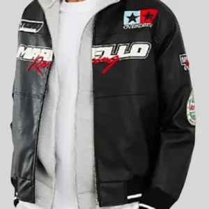 Buy TOWIE Harry Derbidge Black Biker Leather Jacket