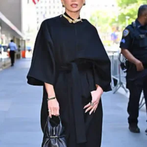 CBS Studios Manhattan NYC 2026 Jennifer Lopez Coat