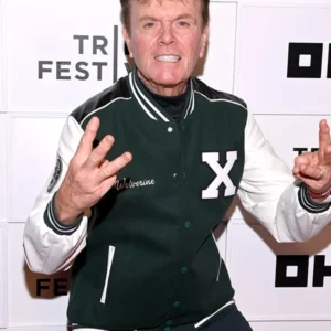 Cal Dodd WOLVERINE X-Men 97 Green Letterman Jacket