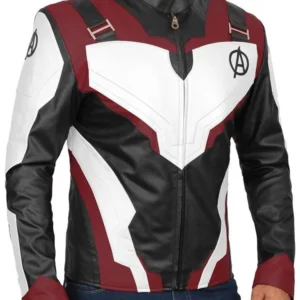 Captain America Quantum Leather Jacket Avengers Endgame