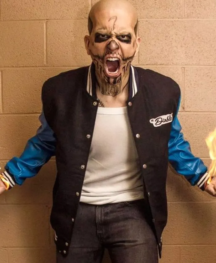 Suicide Squad Diablo Blue Jacket - Image 2
