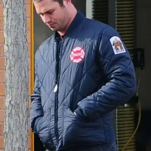 Chicago Fire Squad 3 Quilted Bomber Jacket