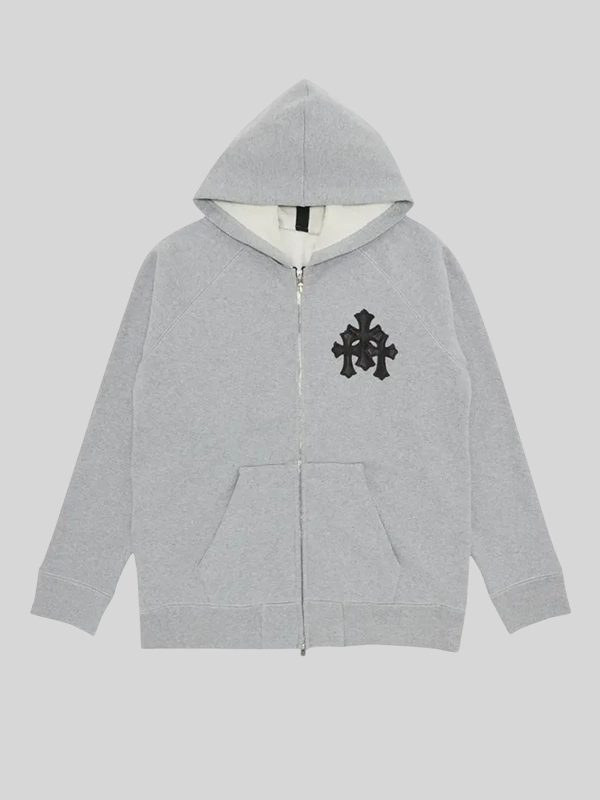 Chrome Hearts Cross-Patch Hoodie