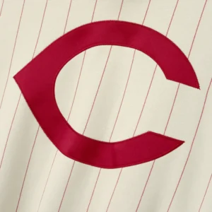 Cincinnati Reds Unisex Essential Pinstripe Hoodie Shop Now