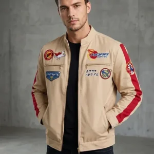 DC Comics Supergirl Beige Jacket