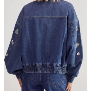 Dallas Cowboys Cheerleaders S03 Savannas Dastrup Denim Jacket Shop Now