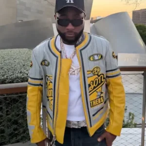 Davido FIFA Cup 2026 Vanson Leather Jacket