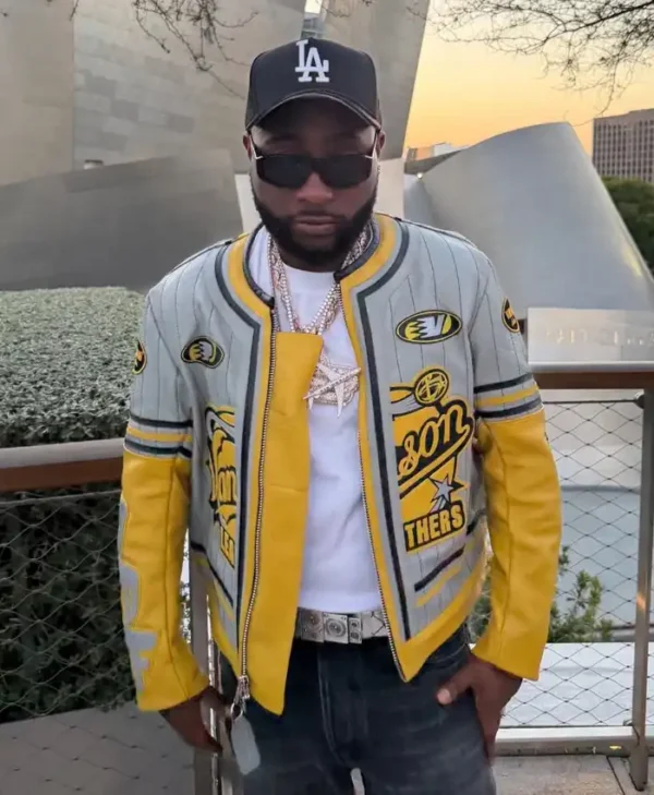 Davido FIFA Cup 2026 Vanson Leather Jacket