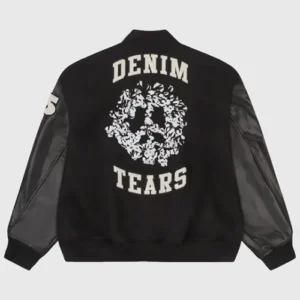 Denim Tears Peace Wreath Varsity Jacket for slae