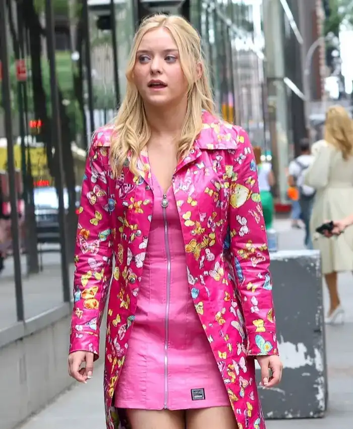 Elle S01 Lexi Minetree Pink Coat