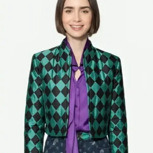 Emily In Paris S06 Lily Collins Cropped Jacket