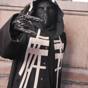 EsDeeKid-Rick-Owens-SS27-Hooded-Black-Coat