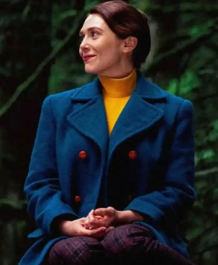Eternity 2026 Elizabeth Olsen Blue Coat
