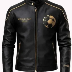 FIFA 2026 World Cup Black Leather Jacket