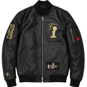 FISLL x ESPN NBA Finals Leather Jacket