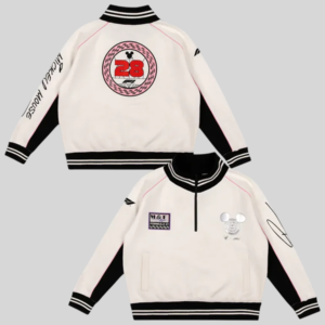 Formula 1 X Disney 1-4 Zip Ivory Sweatshirt