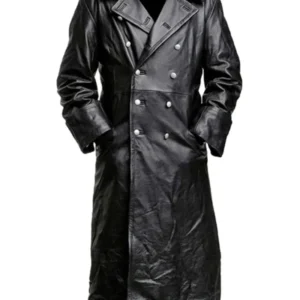 German Military Leather Trench Coat
