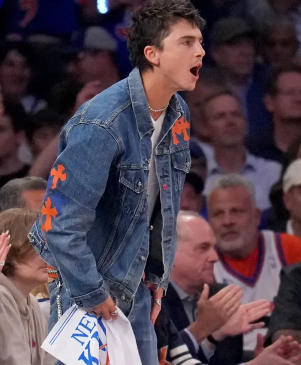 Get 2026 Finals Timothee Chalamet Denim Jacket