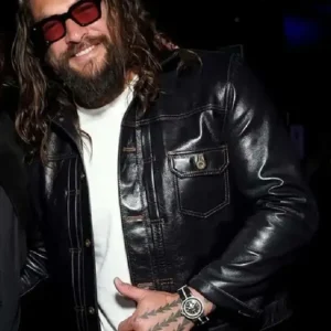 Get CinemaCon Jason Momoa Black Leather Jacket