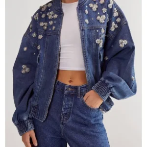 Get Dallas Cowboys Cheerleaders S03 Savannas Dastrup Denim Jacket