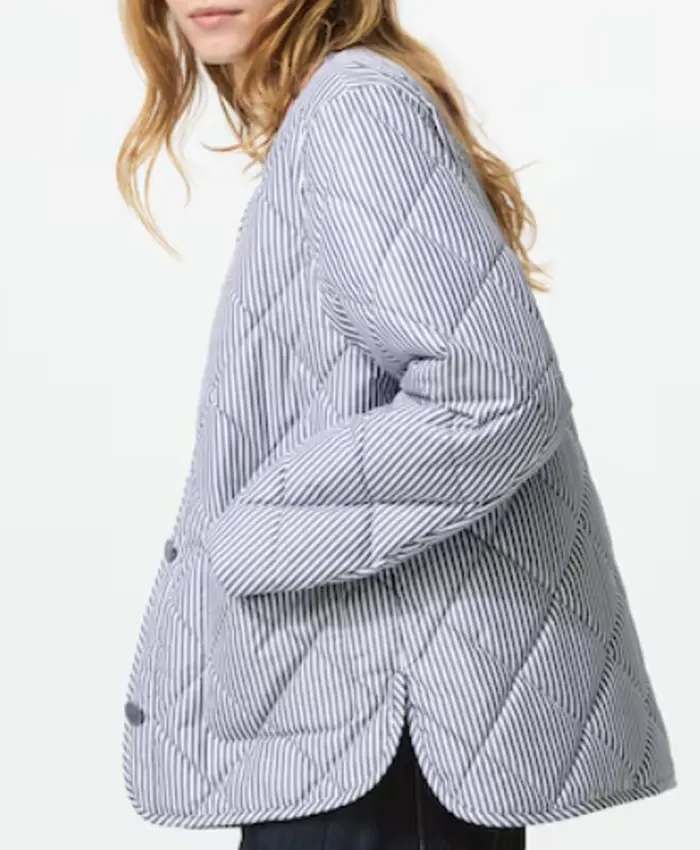Get PUFFTECH Collarless Quilted Jacket