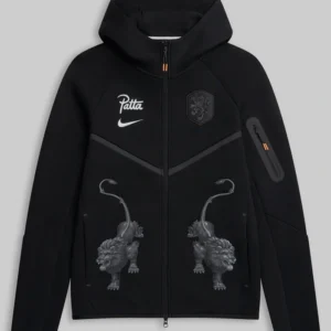 Get Patta x Nike Netherlands Tech Fleece Black Hoodie