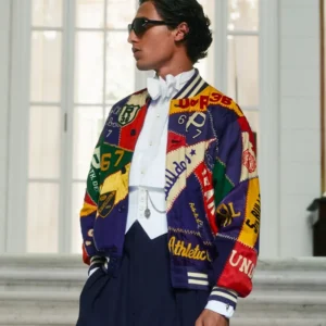 Get Polo Ralph Lauren SS27 Peace Love Varsity Jacket