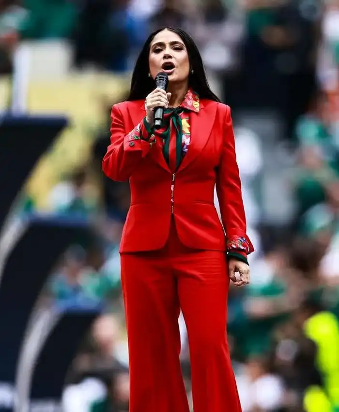Get Salma Hayek FIFA World Cup 2026 Suit
