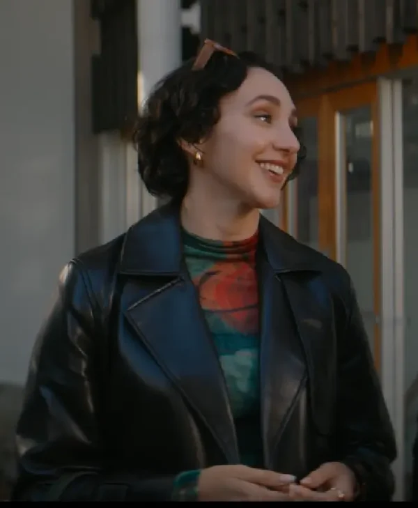 Get Off Campus S01 Joanna Maxwell Leather Blazer