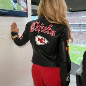 Gracie Hunt Chiefs Leather Jacket for sale