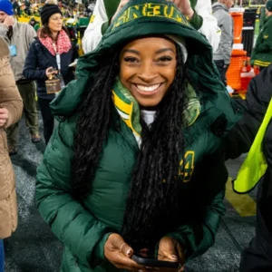 Green Bay Packers Simone Biles Coat