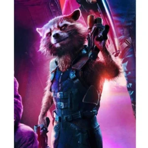 Guardians of Galaxy Vol 2 Rocket Raccoon Blue Vest