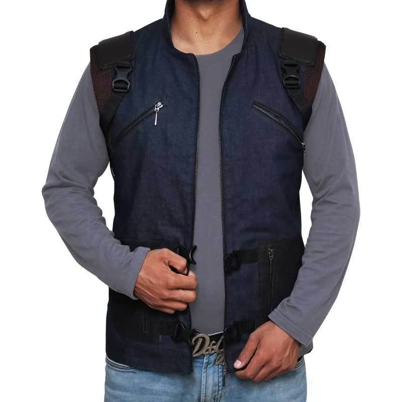 Guardians of Galaxy Vol 2 Rocket Raccoon Blue Vest - Image 3