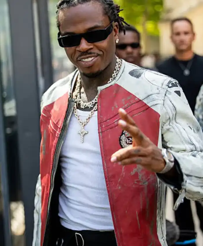 Gunna Paris Fashion Week 2026 Leather Jacket Shop Now