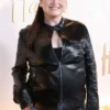 Hacks S05 Premiere Megan Stalter Black Leather Jacket